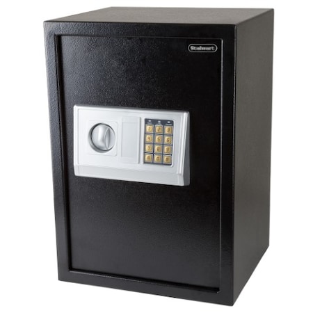 Fleming Supply Digital Electronic Safe with Keypad, 1.7 Cubic Feet and 2 Manual Override Keys 229563OIR
